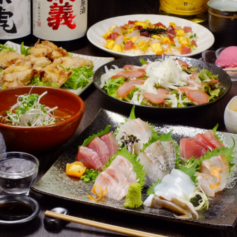 [Kiraku Standard Course] 4,000 yen ☆ 5 dishes in total! 2 hours of all-you-can-drink included