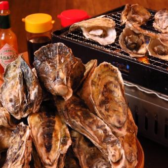 Oysters on the beach! [Oysters & Oden 60-minute all-you-can-eat course] 2,750 yen per person (+550 yen on weekends and days before holidays)