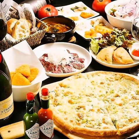 酒処ヒゲ坊主のご宴会コースがリニューアル★2.5H飲み放題が生ビール付きに◎至高のパスタや、ピザも♪