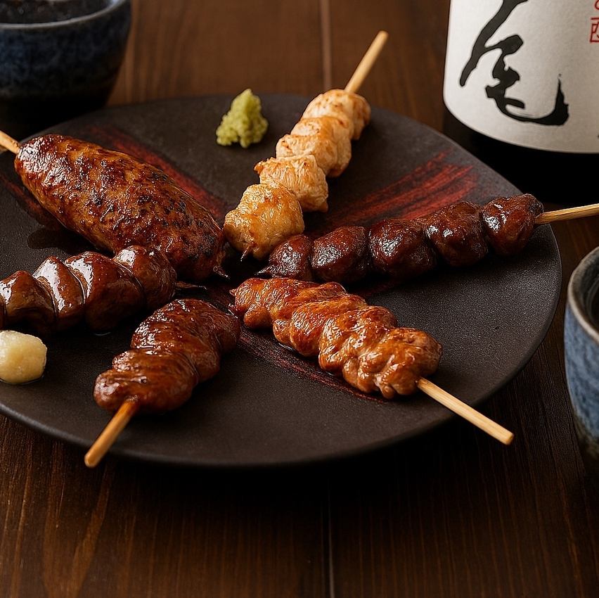 本格焼酎や本格焼き鳥が堪能できるお店◎宴会用のコース料理もご用意しております◎