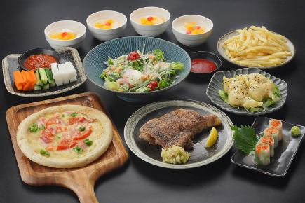 【2H飲み放題付クーポン利用で3H飲み放題】★料理長おすすめコース★新年会 忘年会 二次会