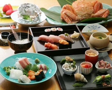 ≪綜合推薦！≫ 新鮮的海鮮充足！百萬石套餐 共10道菜/12,000日元套餐