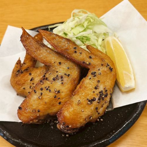 手羽先黒胡椒揚げ