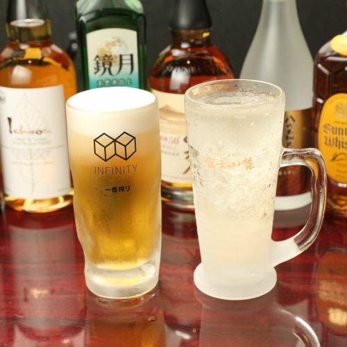 Limited event! Check out draft beer and highball for 300 yen!