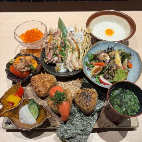 手工发酵烤鸡青木烤饭团午餐