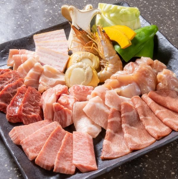 All-you-can-eat yakiniku + all-you-can-drink courses