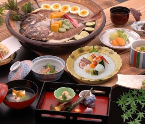 ≪明石会席≫明石名物　「鯛、蛸、穴子！！