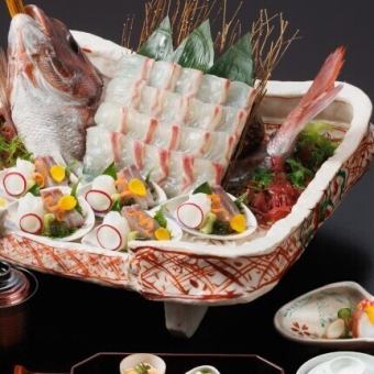 ≪계절 회석(카에 카에데)≫ 도미 모습조조 & 흡입이 들어간 계절 회석