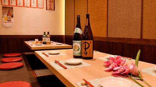 Private room with sunken kotatsu