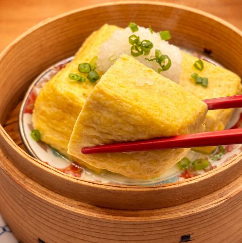 ふわふわ厚焼き玉子蒸し