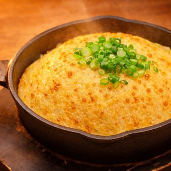 山芋と豆富のふわとろ鉄板焼き