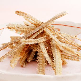 うなぎの骨唐揚げ