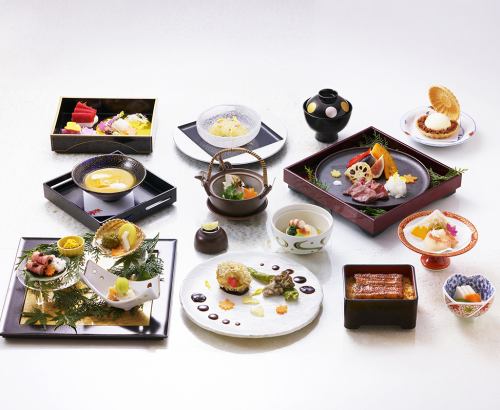 Kaiseki course and eel course
