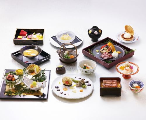 Kaiseki course and eel course