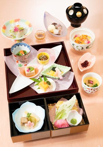 お花見会席膳