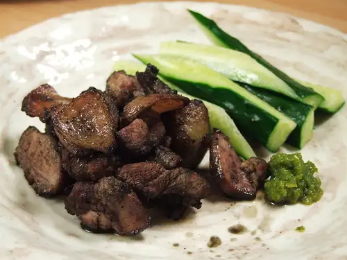 知覧鶏のもも黒焼き 並