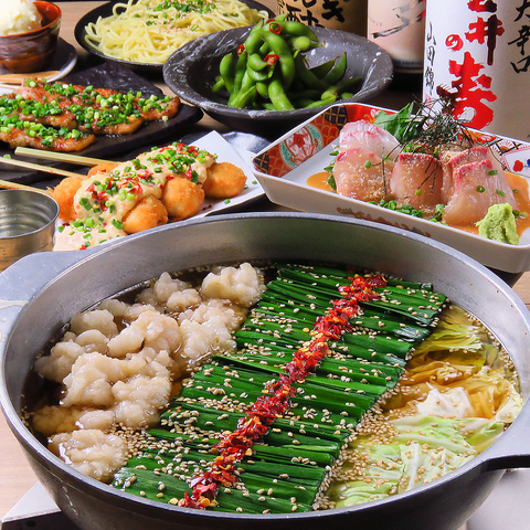 【本格九州料理】野菜巻き串や鍋、焚き餃子のコース有ります！