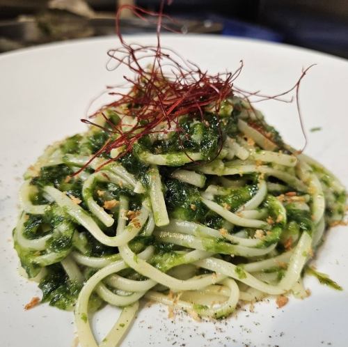 新鮮海苔貝類湯意麵
