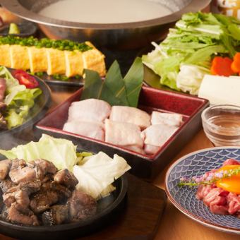 [3 hours all-you-can-drink included/9 dishes] Complimentary Premium Malt toast ◎ Popular Japanese beef tataki and mizutaki hotpot etc. "Ranman Course" 4980 yen