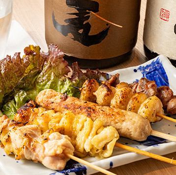 鮮魚のお造りと串焼きが楽しめるプラン