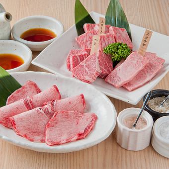 Undoubtedly delicious! Assortment of 4 types of Yakiniku dishes