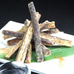 Seasoned fried burdock