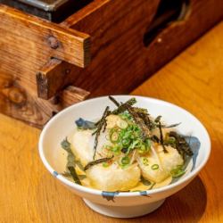 Deep-fried tofu with oden broth