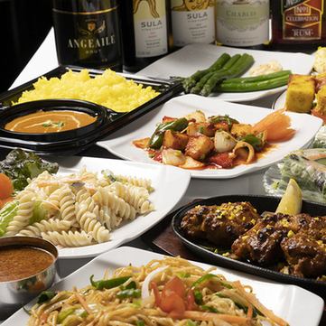A variety of course meals available