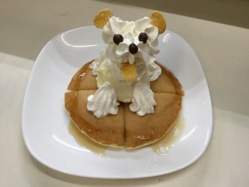 Very popular with children!A popular menu that also looks cute [Sweets pancakes <Shironowanko>]
