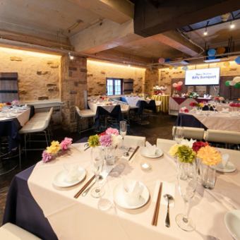 [3rd floor] Recommended for various banquets, seating for 20 to 100 people