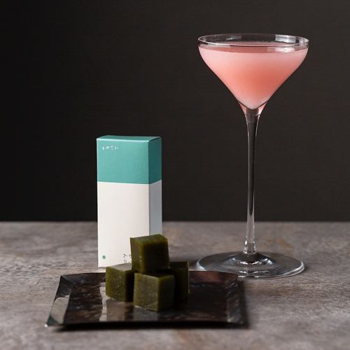 [Chaka Koubou Taro] x [JIGGER BAR St.Louis] Collaboration project [Pairing of Japanese sweets and cocktails]