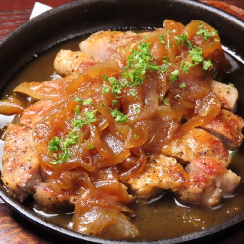 能登豚 鉄板生姜焼き