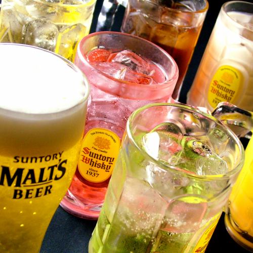 Draft beer is also available! Drink bar available ☆