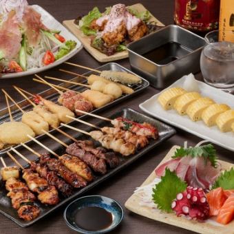 【120分飲み放題付き】呼々家のお刺身盛合せ付きコース全15品5000円