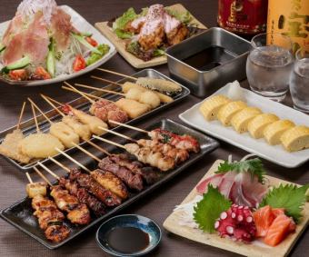 【120分飲み放題付き】呼々家のお刺身盛合せ付きコース全15品5000円