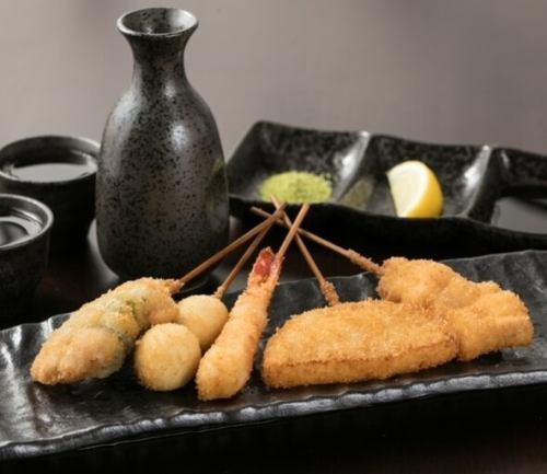 串カツ盛り合わせ(5本)