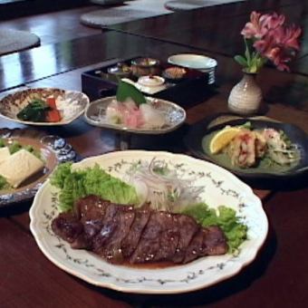 平戸牛ステーキコース　7品　8,800円（税込） 2名様～