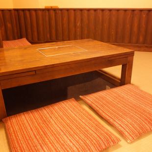 Suitable for small groups and families ◎ Tatami room private room! All seats are equipped with acrylic partitions, so you can enjoy your meal with peace of mind!