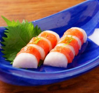 Mentaiko and Hakata radish