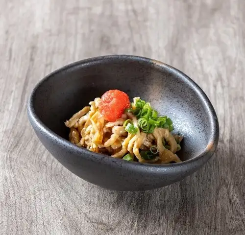 Chicken skin ponzu