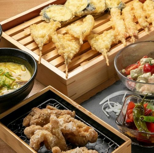 [90 minutes all-you-can-drink included ☆ Great value special course with 4 dishes]