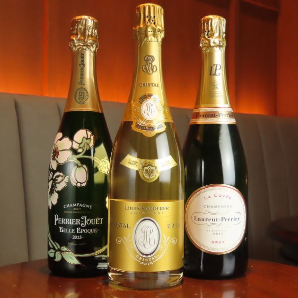 【大切な記念日を当店で】記念日や誕生日はシャンパンで華やかに乾杯♪