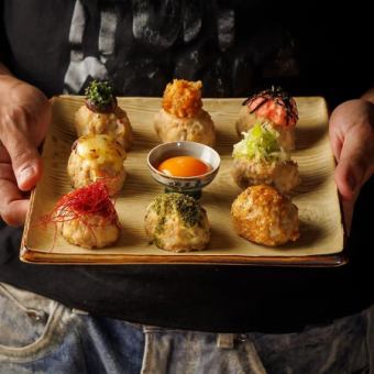 ≪日～木曜日限定≫【３H飲放】直送鮮魚の逸品×九州つくねや中津からあげ含全8品4480円⇒3500円