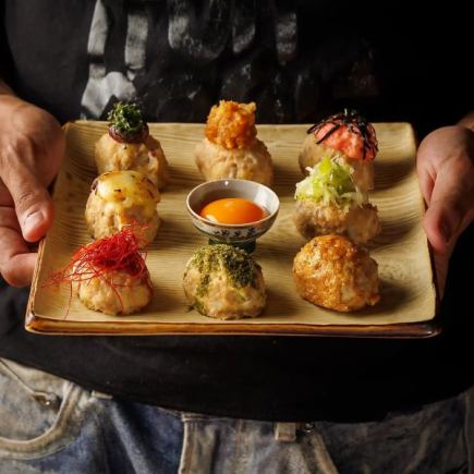 ≪日～木曜日限定≫【３H飲放】直送鮮魚の逸品×九州つくねや中津からあげ含全8品4480円⇒3500円