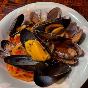 魚介のトマトパスタ