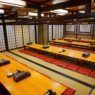 Kanoya's largest!? A banquet in the tatami room is available for over 100 people! Karaoke is also available ♪