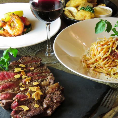 【肉好き女子必見女子会プラン】『料理5品』120分飲放付3850円