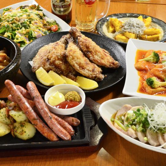 (3/1～）かもん王道コース《料理8品》+2.5時間飲み放題　4,500円