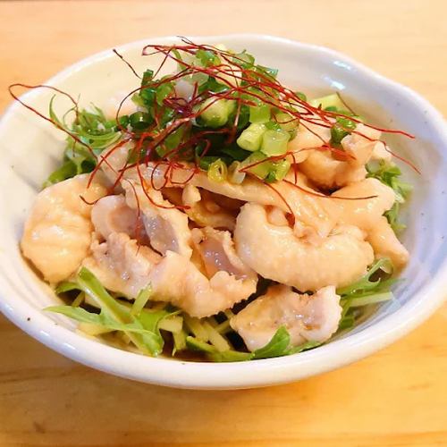 とり皮ぽん酢