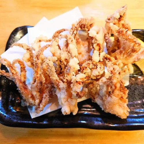 ポテトフライ/イカ下足の唐揚げ　各
